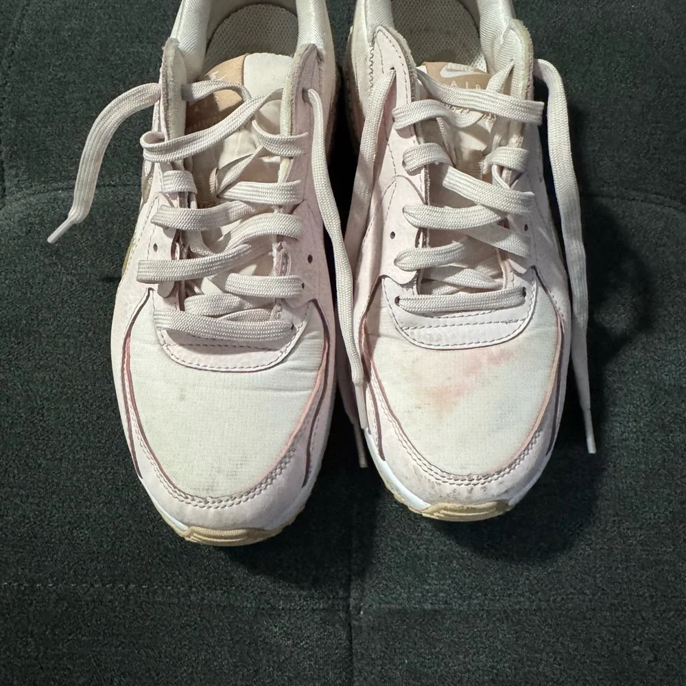 Nike Women's Air Max Sneakers - Pink and Tan - Picture 2 of 3